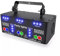 Proyector láser discoteca RGB de 21 ojos, 600mW, efectos de ritmo de música y DMX