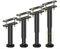 Lot de 4 pieds de lit réglables en hauteur, réglables en hauteur de 18 à 32 cm, pieds de support pour poutres centrales de lit, pieds centraux de lit en métal solides pour meubles de bricolage,