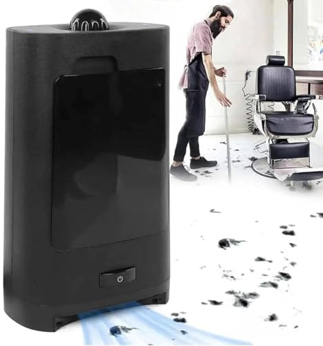 SUPER FOREST Barbershop Electric Trash Can 1400W Hairdressing Salon Vacuum Cleaner with 2.7L Capacity Air Outlet Filter and Broken Hair Function Touchless Stationary Vacuum for Salon Barbershop