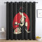 Luxfieo Rideau Occultant Japonais - Décoration Japonais, Rideau Thermique Motif Geisha Japonaise Asiatique, Lot de 2 Rideaux Opaque à Oeillets pour Fenetre Chambre Salon, 75x166 cm (LxH) Y#415