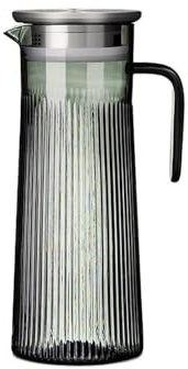FAJNUZI2024 Water Carafe Cold Kettle Acrylic Juice Jug Drink Juice Water Jug Transparent Water Pitcher with Filter Water Jugs(Medium)