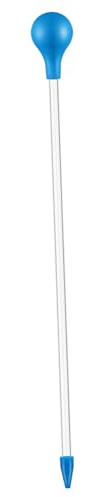 JUMPLAWN Reef Coral Feeder Acrylic Feeding Tube 15.7 Inch Liquid Fertilizer Dispenser for Marine Fish Aquarium