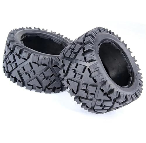 XAQRYQO RC Reifen Für HPI Für Racing Für Baja 5B 5T 5SC Für LOSI Für TDBX Für 1:5 Maßstab Rc Auto Hinterreifen Haut Ohne Innenschaum