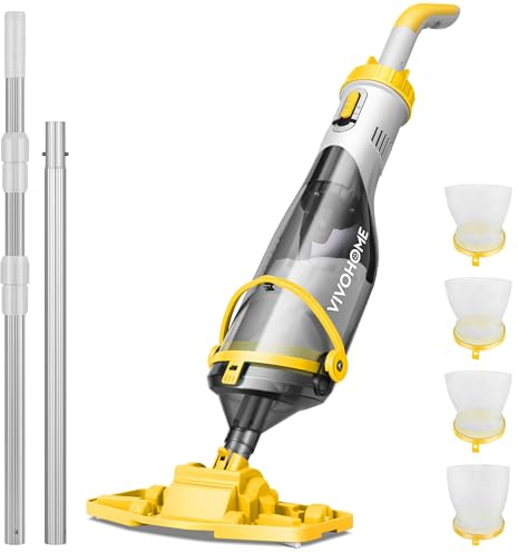 VIVOHOME Aspirateur Piscine sans Fil 4200LPH avec Perche Télescopique 278cm