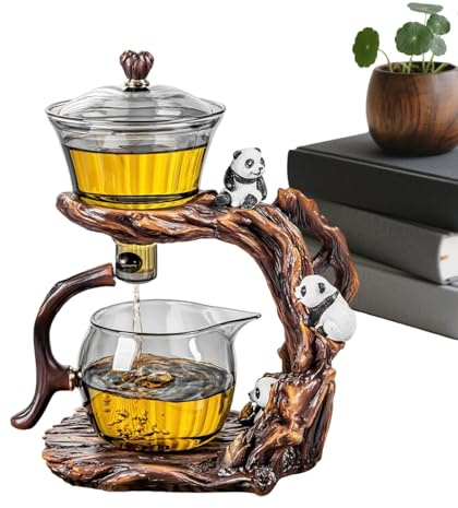 Teesieb, magnetisch, halbautomatisch, hitzebeständig, niedliche mit Teefilter, für Kaffee, Küche, Büro, Wohnung, Restaurant, Camping, Hotel, Picknick