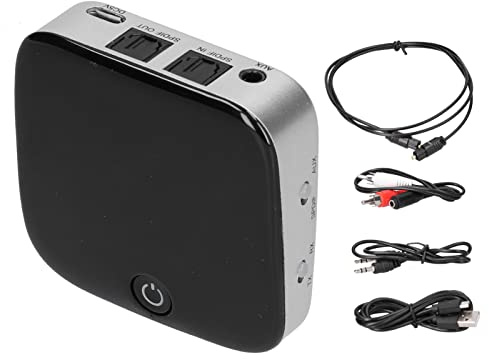 Stylebest BTI-029 Drahtloser Bluetooth-Adapter, Tragbarer Sender-Empfänger für TV-, Geringe Latenz, High-Definition-Sound, Schwarz