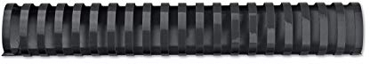 Gbc 4028187 CombBind Lot de 50 Peignes de Reliure 51 mm Noir