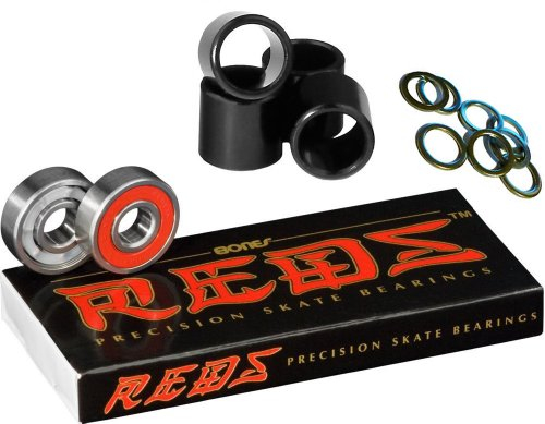 Bones Reds Precision Skate Kugellager inkl. Spacer & Speed Unterlegscheiben