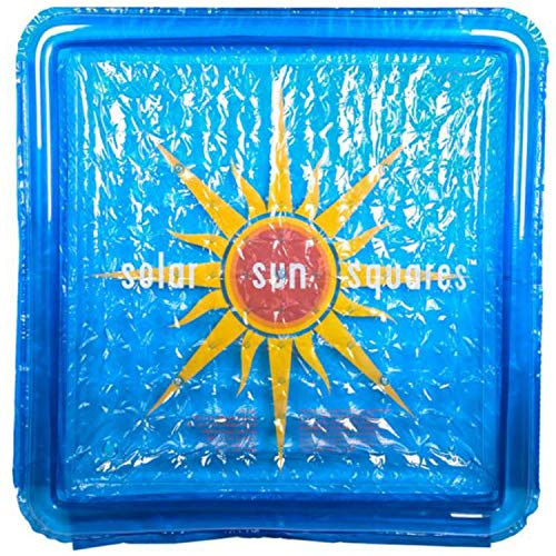 Solar Sun Rings SSSA-SB-02 Resistente ai raggi UV Sopra Terra Piscina interrata Vasca idromassaggio Spa Riscaldamento Accessorio quadrato Riscaldatore Copertura solare, Sunburst
