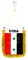 AZ FLAG - Wimpel Syrien - 15x10 cm - Syrische Mini Flagge 10 x 15 Cm - Auto Pennant Spezielle Auto