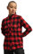 Urban Classics Femme Ladies Turnup Checked Flanell Shirt Chemise, Multicolore (Blk/Red 44), L EU