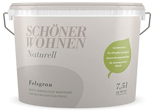 Schöner Wohnen Mineral-Wandfarbe Felsgrau 7,5 l