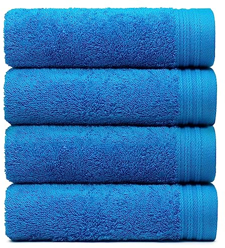 Weidemans Premium 4 Stück Handtuch-Set inkl. 4 Exklusive Handtücher 45,7 x 76,2 cm – 100% Baumwolle |Machine Waschbar Hohe Saugkraft | by Petrol