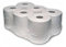 Thali Outlet - Lot de 6 rouleaux de papier essuie-mains à dévidage central blanc 2 plis 100 m