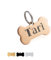 Hundemarke mit Gravur Edelstahl Haustiere ID Tag Personalisiert Knochen Adressanhänger(Rose Gold,M)