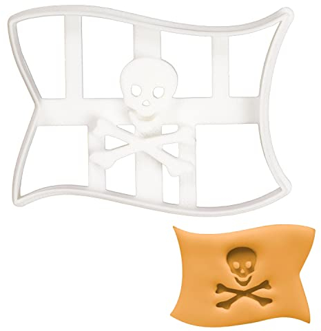 Piratenflagge Ausstechform, 1 Teil, Bakerlogy