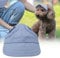 Baseballmütze für Haustiere, Hunde Mütze Hund Sport Hut Hunde Sonnenhut Einstellbare Streifen Sommer Reise Hut mit Ohrlöcher(S-Blau)
