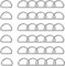 WedDecor 15mm Silver Non Welded Metal D Ring Fasteners Buckle for Adjustable Fastening Webbing Strap, Arts and Crafts, Pet Collars, Repairing Bags, Straps, 10pcs