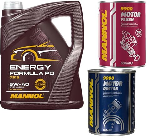 5L Motoröl MANNOL Energy Formula PD 5W-40 1xMotor Doctor+Motor Flush
