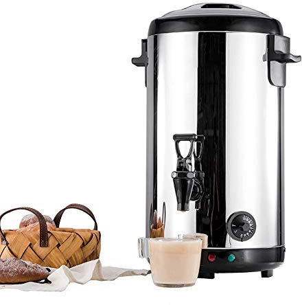Thermobehälter für Warmhalten von Glühwein, Wasser, Kaffee, 30-110℃, Kitchen Aid Wasserkocher, Thermoskanne Tee, Elektrisch Glühweinkocher Wasserkocher Heißwasserspender für Buffet Party
