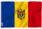 Anley Fly Breeze 3x5 Fuß Moldawien Flagge - Lebendige Farbe und UV-Lichtechtheit - Leinwandkopf und doppelt genäht - Republik Moldau Flaggen Polyester mit Messingösen 3 x 5 FT