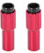 X AUTOHAUX 2 Pcs Red Metal Bicycle Cable Adjuster Brake Gear Shift Connector