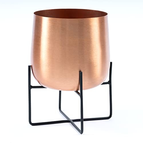 Copper Plant Stand With Plant Pot Rose Gold (Copper)