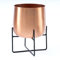 Copper Plant Stand With Plant Pot Rose Gold (Copper)