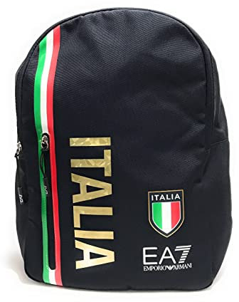 Zaino uomo Emporio Armani EA7 Italia team backpack blu UBS22EA11 275974 Media