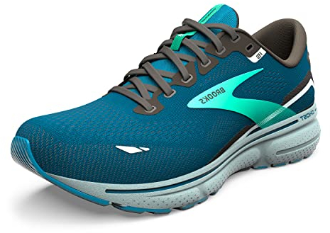 Brooks Herren Ghost 15 Sneaker, Moroccan Blue Black Spring Bud, 46 EU