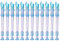 ibasenice 12st Kleine Flöte Übungs-6-loch-klarinetteninstrument Mini-sopranblockflöte Für Kinder Musikinstrumente Für Kinder Kinderinstrumente Rekorder Spielzeugset Hölzern Plastik Student