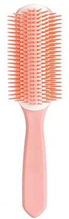 Coupe Fourche Cher Brosse de coiffage classique Brosse à cheveux à 9 rangées Pour le brushing et le coiffage Démêlage Séparation Mise en forme et définition des Brosse En Bois Cheveux (B, One Size)