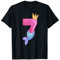 Geburtstagsmädchen 7 Jahre alt, Meerjungfrauenflosse T-Shirt