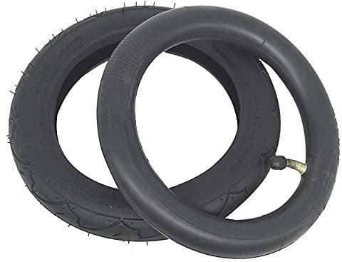 20,3 cm Reifen 8 x 1 1/4 Scooter Reifen & Set Gebogenes Ventil passt Fahrrad /Roller Reifen