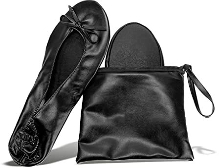 Zapatillas de Ballet Bailarinas de Mujer Zapatillas de Ballet Plegables Zapatillas de Ballet Portátiles de Mujer