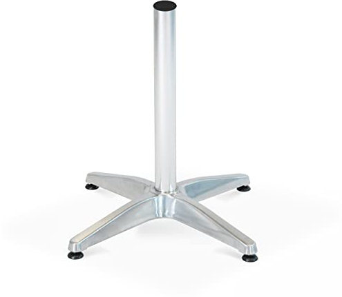 MobEventPro Chelsea Gartentisch, rund, 65 x 65 x 110 cm, Aluminium, 0-Sitzer, Grau