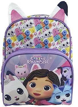 Gabby-Rucksack, Vorschule, Schulbedarf, Rucksack, Kindertasche, lila Farbe, offizielles Produkt (CyP Brands)