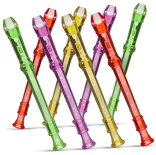 Tofficu 8stücke Teiliges Mini Klarinette Für Anfänger Transparente Flöte Musikinstrument Für Erwachsene Leicht Und Handlich Für Musiktraining Und Freizeit