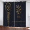 WIKINGER Gardinen ösenschal 2er Set B 120 X H 140 cm Vorhang Blickdicht Kälteschutz Schallschutz Verdunkelung Wärmeisolierende Vorhänge für Wohnzimmer Schlafzimmer