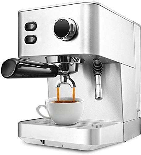 CUNTO TEmkin Cafetera espresso doméstica Máquina de café semiautomática Tipo bomba Máquina de café Manual Café elegante 220 V (50 Hz) 1050 W 20 bar Presión Acero inoxidable
