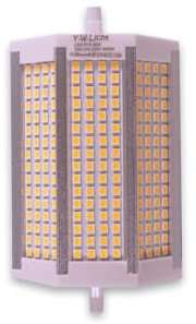 Y.W.Licht Lampadina LED R7S da 118 mm 50W Dimmerabile luce bianca calda 3000K Lineare Lampada a Tubo LED con Base R7S J118 Sostituzione per 500W Lampada Alogena per soggiorno, balcone, ufficio, hotel