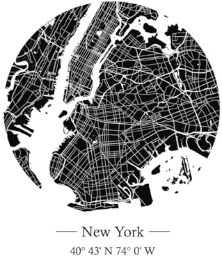 New York Notizbuch: Kariert