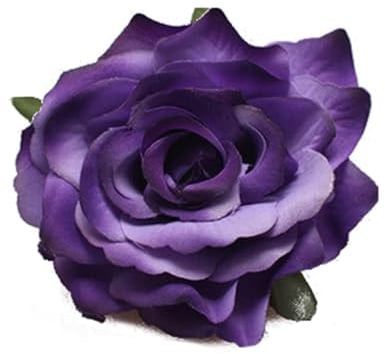Broches à Grande Fleur De Rose Broche Classique Pour Fête De Mariage Danse Banquet Pour Femmes Épingles à Revers Élégantes Accessoires De Mariée Bijoux Cadeaux De La Saint-Valentin (Violet)