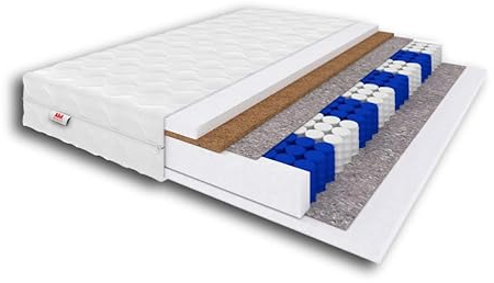 Arletto Matratzen Matratze 180x200 Prestige KOKOS H4/H5 Premium Taschenfederkernmatratze, antiallergisch, mit Kokoslatex für ganzjährigen Komfort