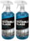 One Chem Professional Glass Cleaner 2 x 1 Litre Invisible Glass for Clear Shine, No-Streak Formula