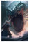 Poster mit griechischer Mythologie, Jormungandr-Weltschlange, Gemälde auf Leinwand, Wandkunst, Poster, Rollbild, Wanddekoration, Heimposter, 40 x 60 cm