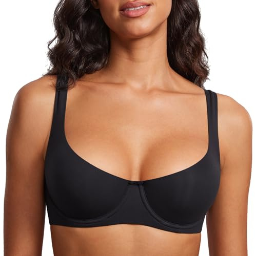 DOBREVA Soutien Gorge avec Armature Invisible | Balconnet, Grande Taille, Non-Rembourré