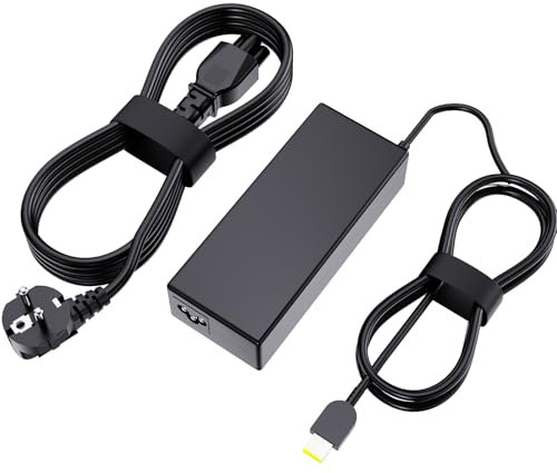 Chargeur Secteur USB 170W Haute Puissance pour Lenov-o ThinkPad P50-P53/P70-P73/W540-W541, Legion Y520-Y730, IdeaPad Y40/Y50/Yoga 15, Modèles 4X20E50574/ADL170NLC2A (Certifié CE)
