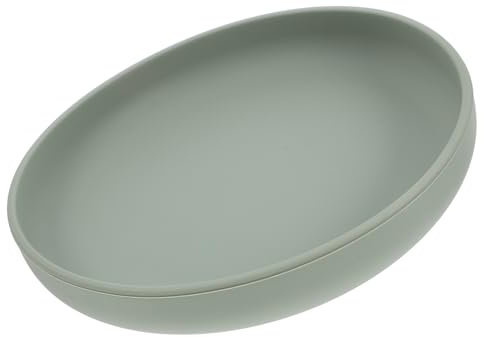 KOMBIUDA Plato Adaptativo De Antideslizante Ventosa Plato Antiderrame Para Alimentación De Mayores y Discapacitados Para Comidas Sin Derrames