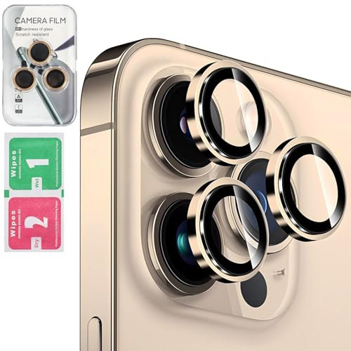 iPhone16 Pro/16 Pro Max Pellicola Protettiva Fotocamera, 9H Vetro Temperato HD Protezione Obiettivo, Sugli Scatti Notturni Non è Influenzata, Antigraffio Metallo Lente Accessori per iPhone 16 pro